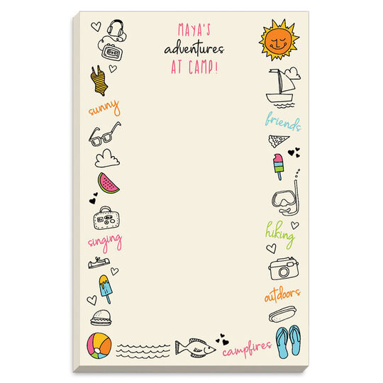 Summer Adventures Camp Notepads